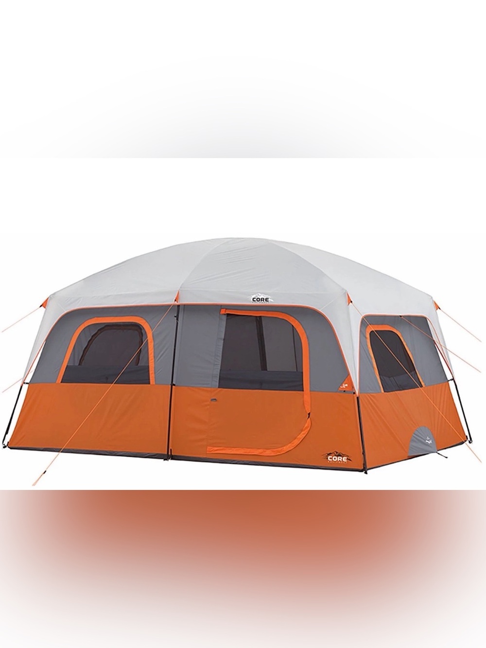 Used once CORE 10 Person Large Multi Room Cabin Tent